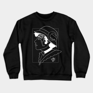 Lady Face neg Crewneck Sweatshirt